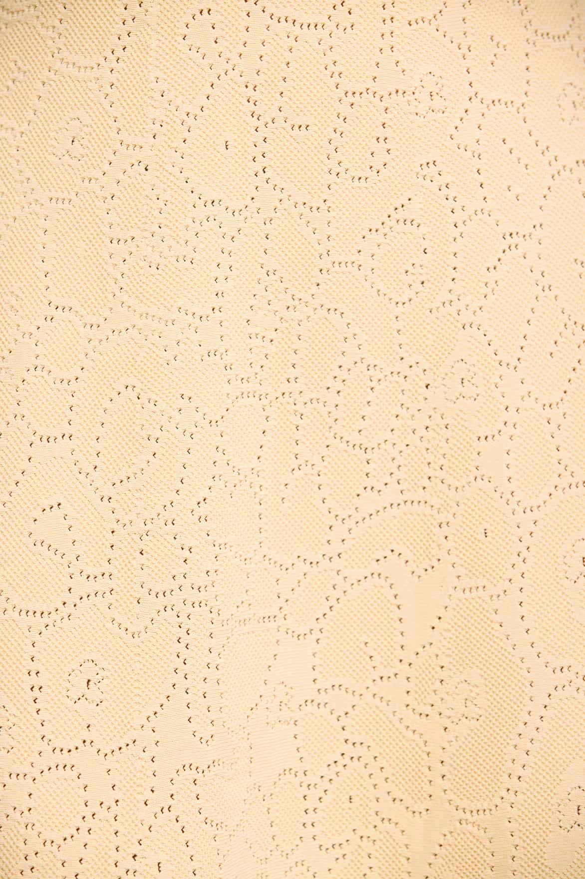 Floral Pointelle Knit Gown Sleeve Light