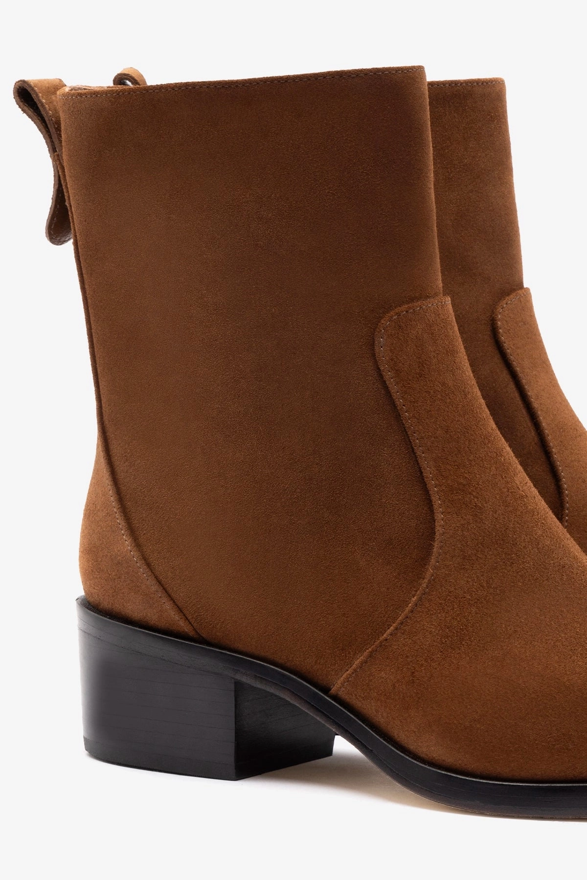 Sea Breeze Florencia Low Boot In Burnt Umber Suede