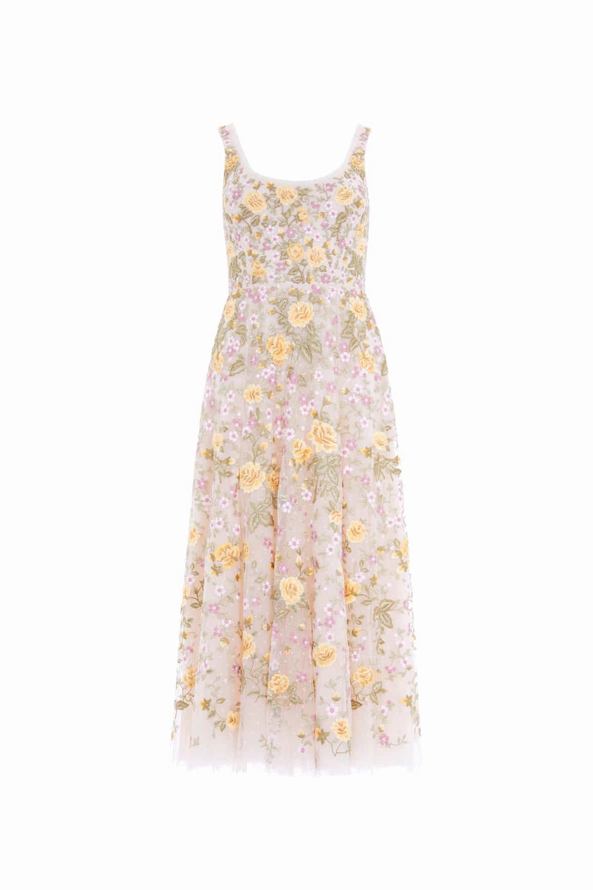 Florine Scoop Neck Ballerina Dress Clean Cut Music-Concert