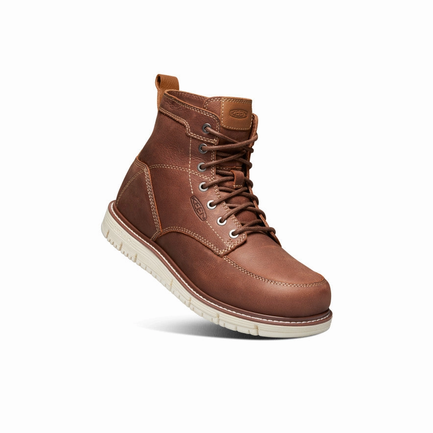 Men's San Jose 6" Boot (Soft Toe)  |  Gingerbread/Off White Noise free