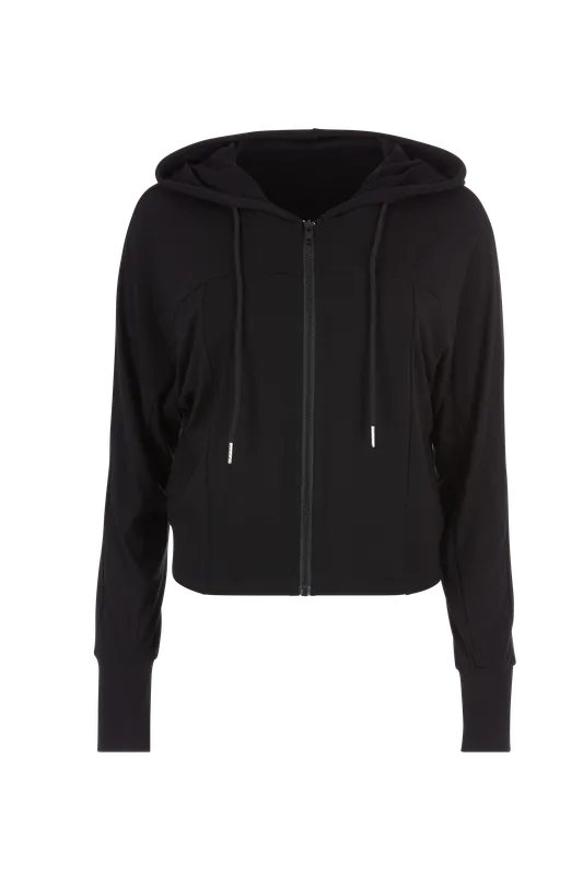 retro look LowProfileSeams Basixx Zip Up Tee