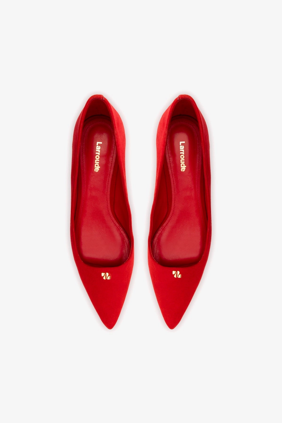 Ruth Pump In Scarlet Suede Heel Safe Ergonomic Cold Weather