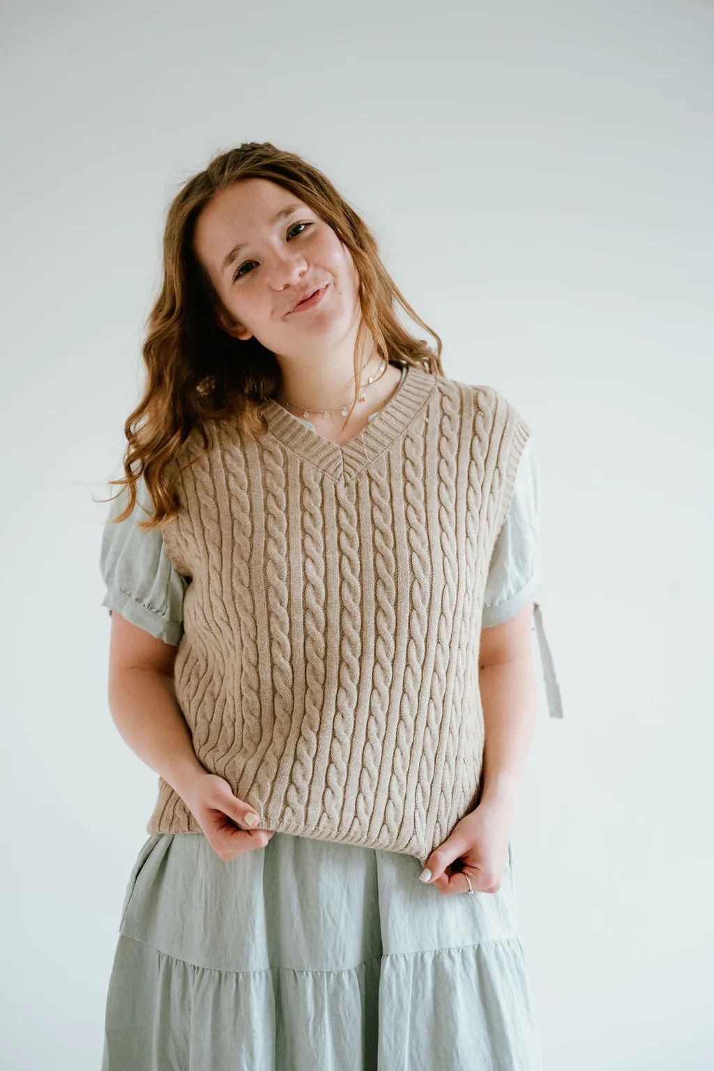 Bonded Seam Tape Layered Neckline Fraya Top