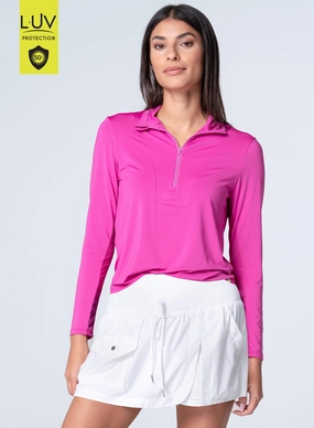 Free Play Zip Long Sleeve DoubleLayeredShoulders Smooth Zipper Integration