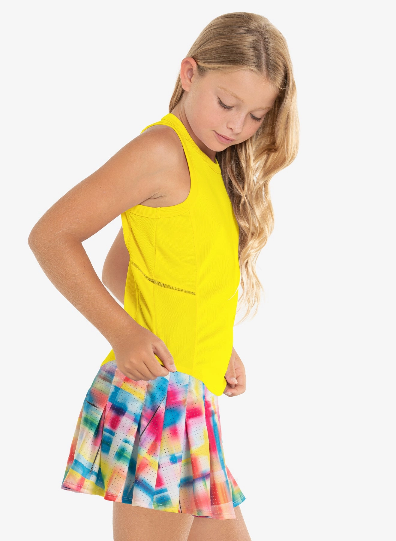 Free To Fly Rib Tank Flexible Knit Fabric Minimalist Cuff