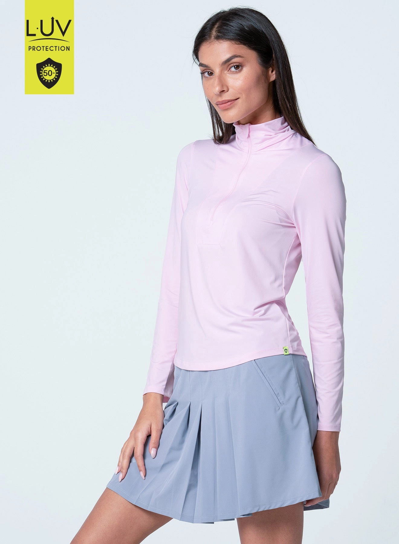 Airflow Ventilation Elegant Look Free Play Zip Long Sleeve