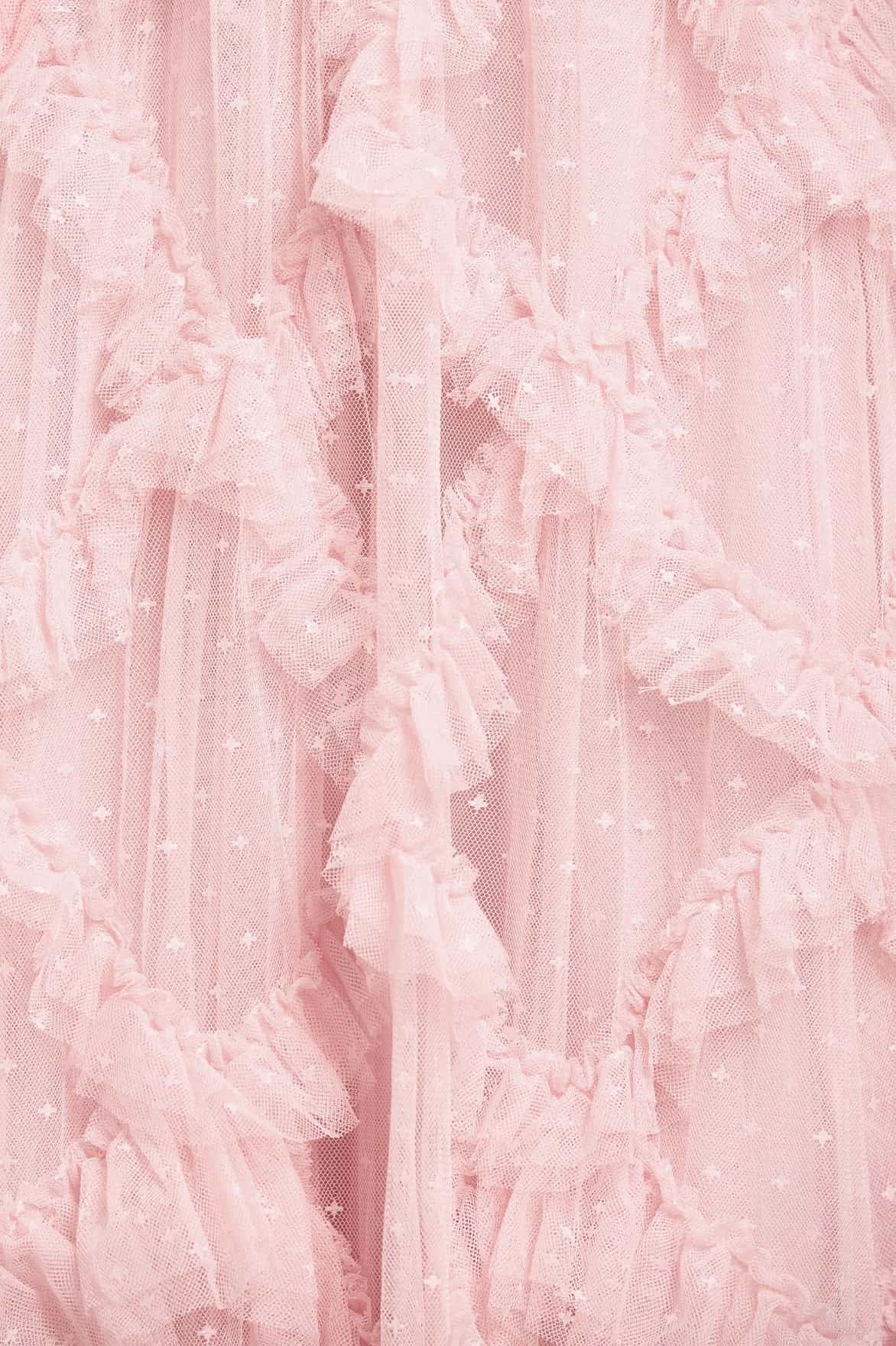 Genevieve Ruffle Gown Leg-Lengthening