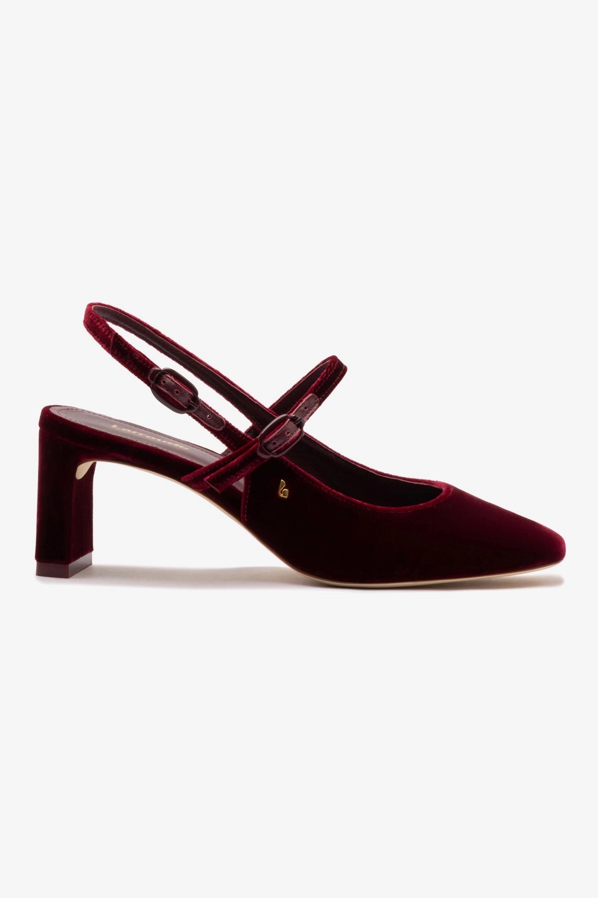 Microfiber Lining Active Day Georgina Pump In Wine Velvet