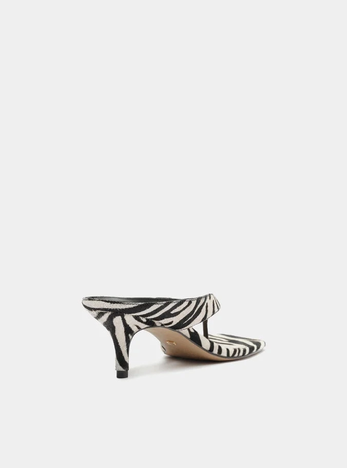 Gia Leather Stiletto Sandal Breath Control Simple Wear