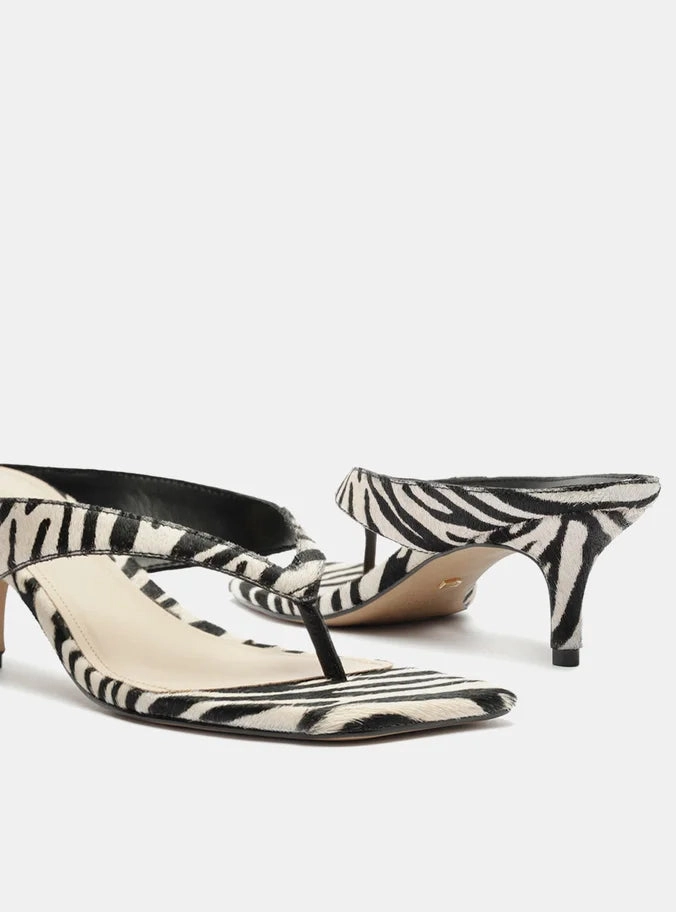 Ultra Flex Construction flexible shoes Gia Leather Stiletto Sandal