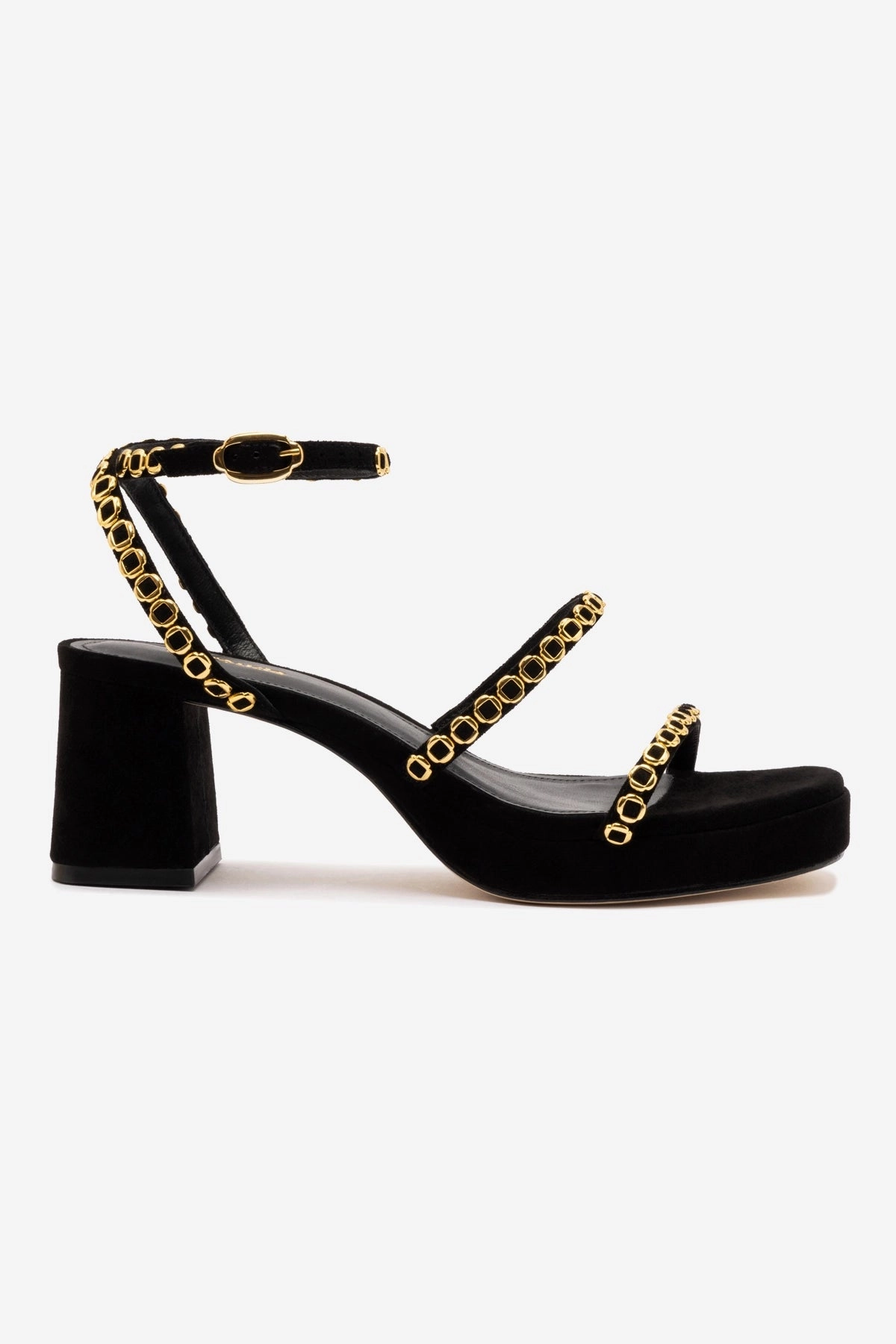 Easy Flow Gio Milanina Sandal In Black Suede