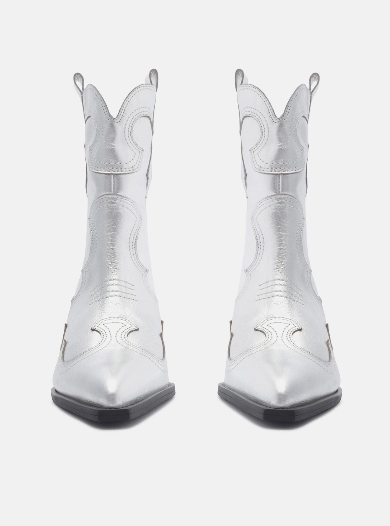 Minimal Design Giovanna Leather Block Boot