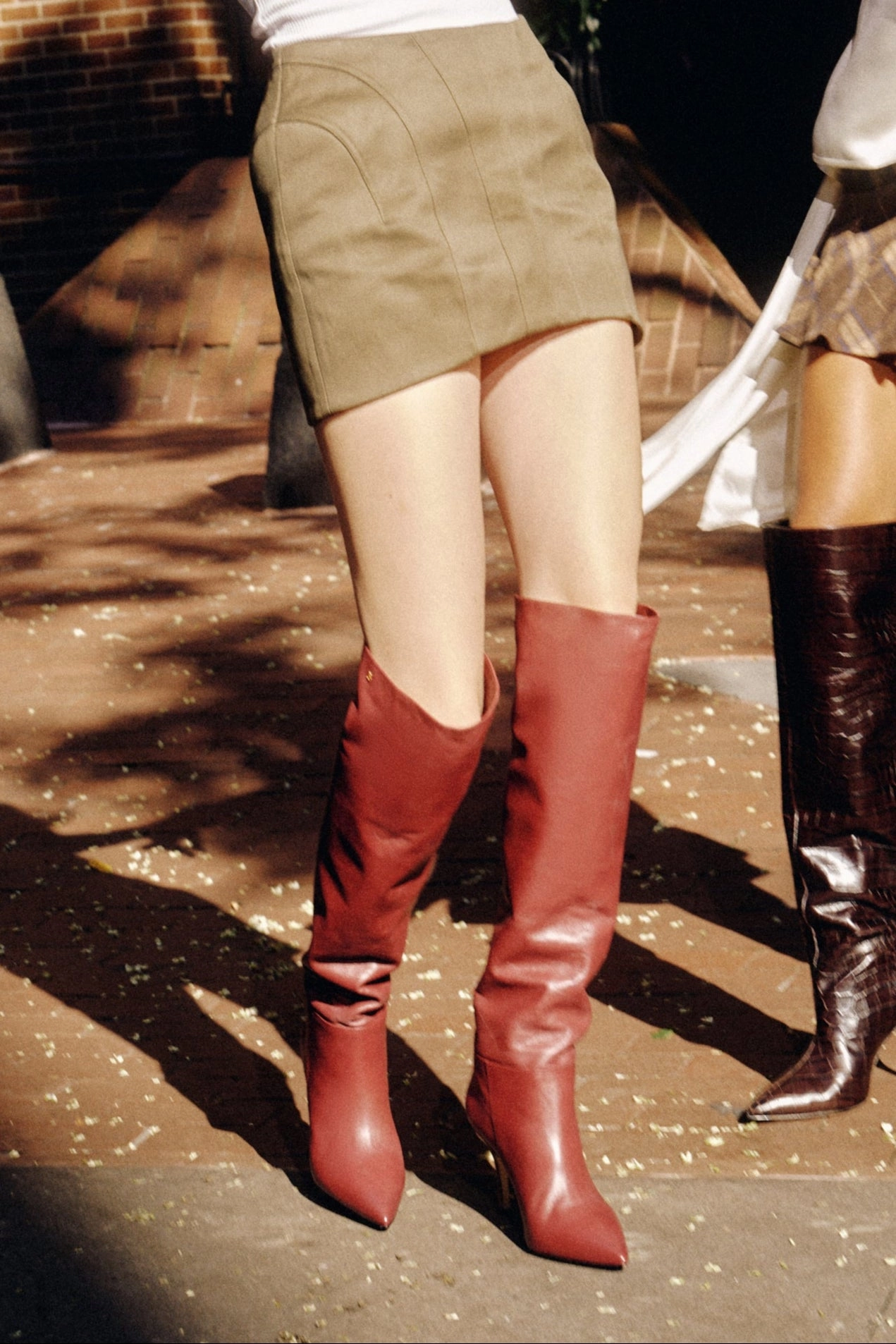 Step Tall Pack Safe Kate Hi Boot In Burgundy Leather