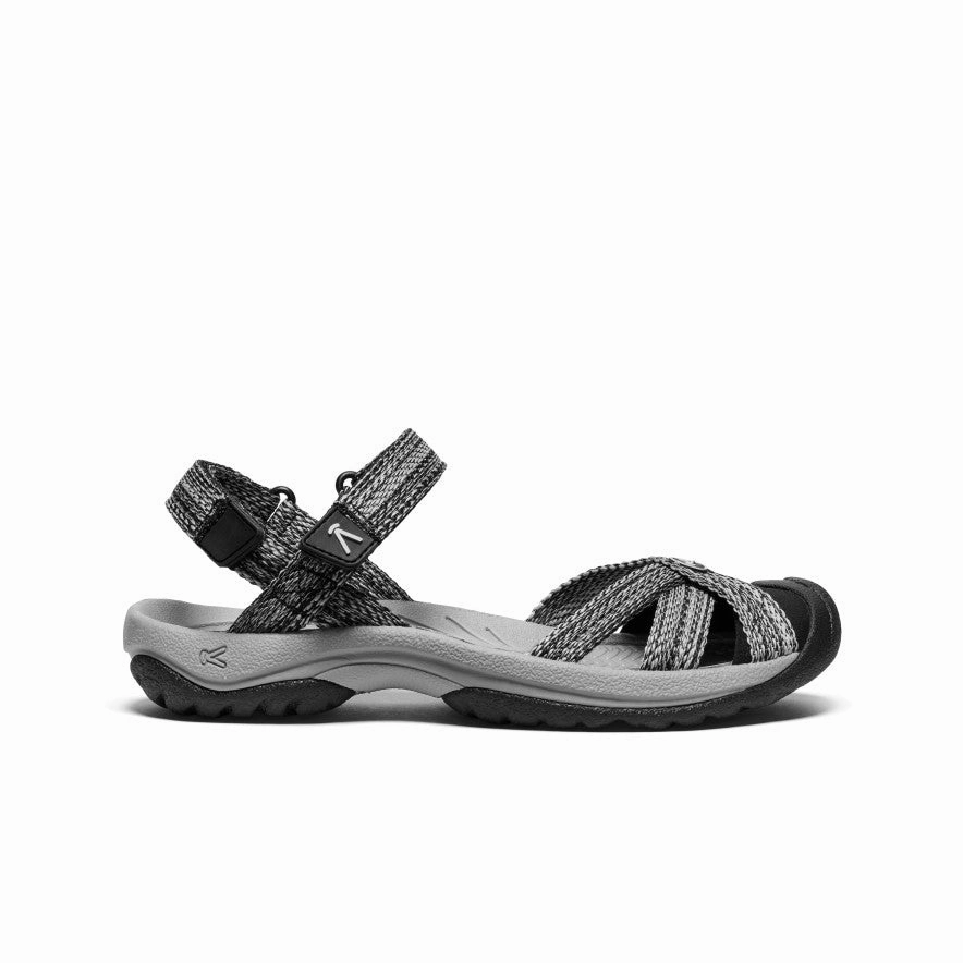 Minimal Feel Cold Weather Women's Bali Strap Sandal  |  Alloy/Black