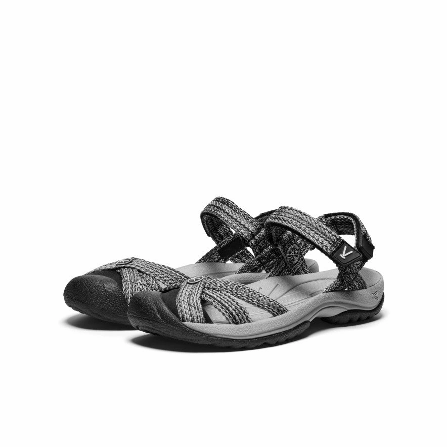 Trail Friendly Comfort Cushion Women's Bali Strap Sandal  |  Alloy/Black