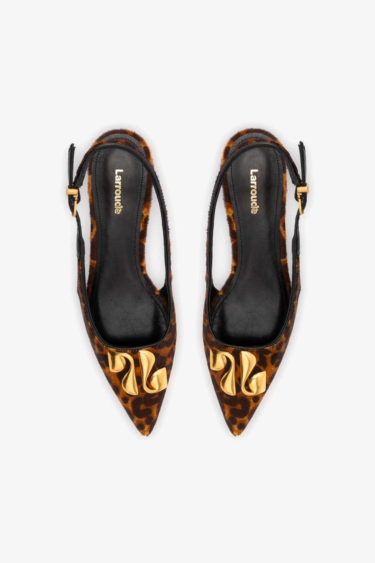 Wide Base Kaitlan LL Low Pump In Leopard Print Calf Hair