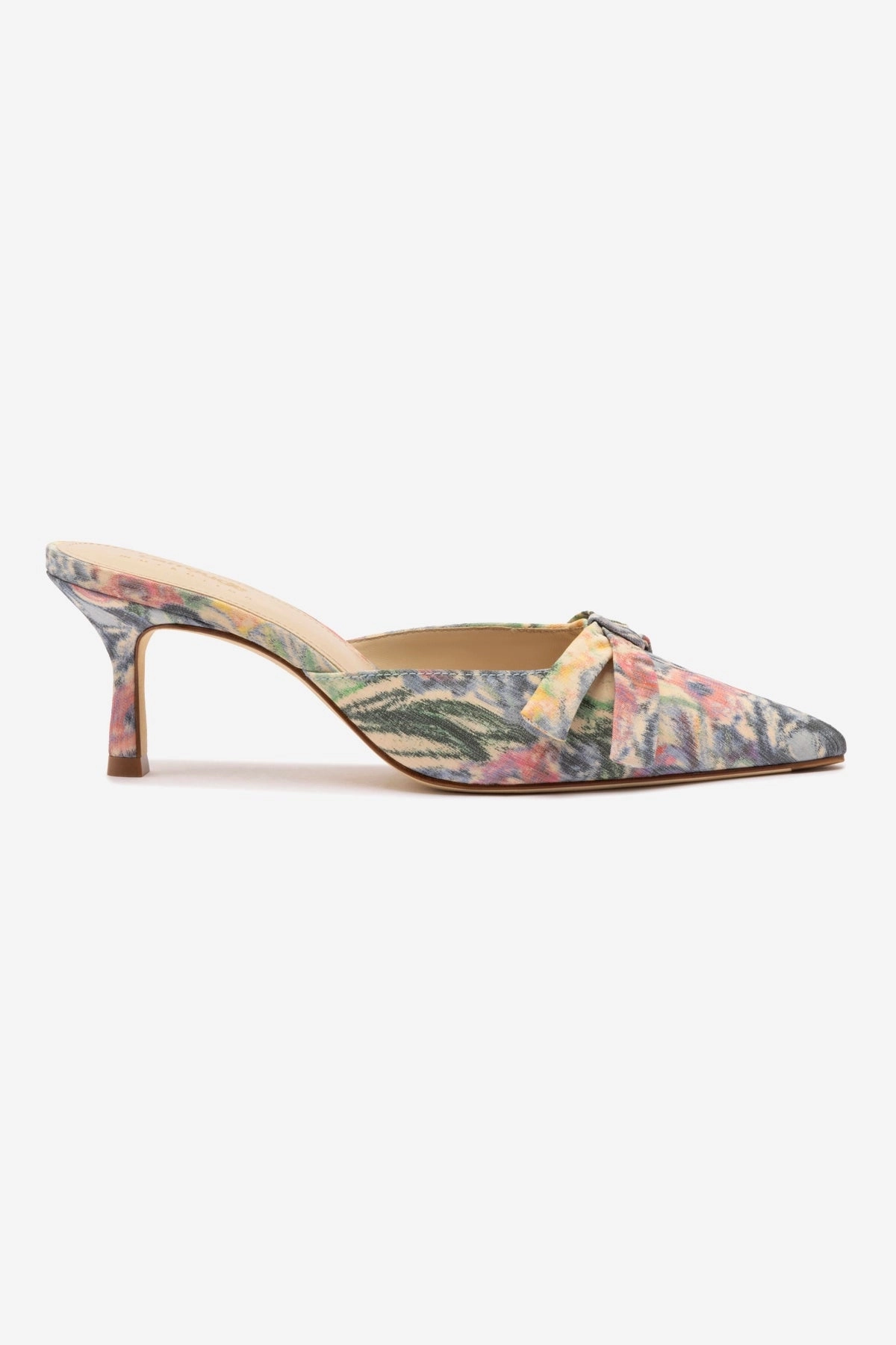 Larroud x Markarian Mule In Ash Blue Floral Demetra Storm Guard