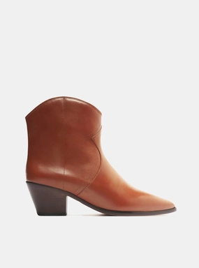 Work Ready Adjustable Fastening Taylor Leather Bootie