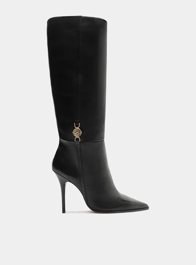 Penny Leather Stiletto Boot Multi-Function Wear