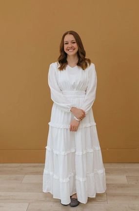 Seasonal Layer Fashionable Layer Violet Temple Dress