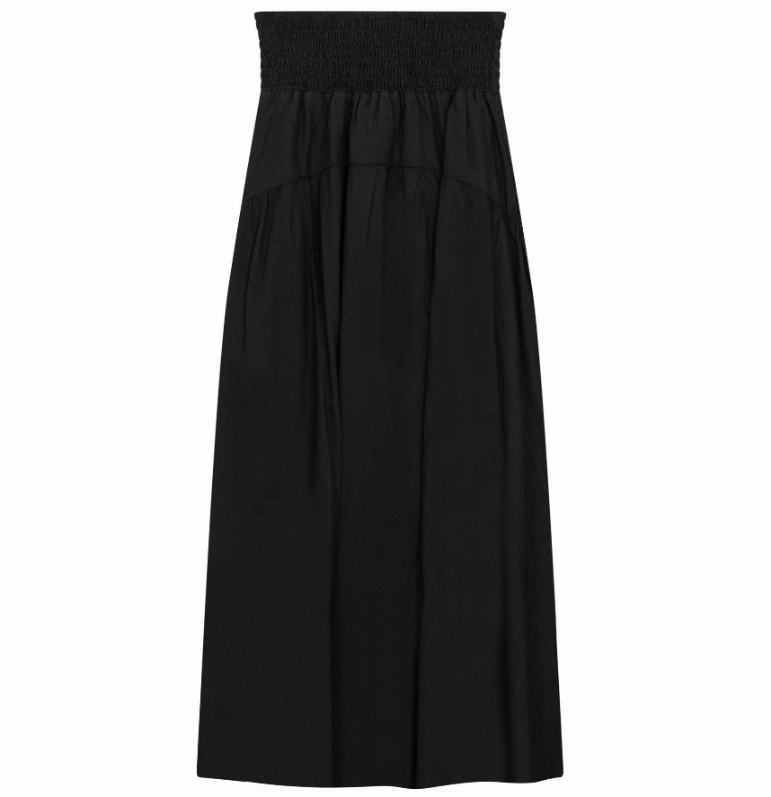 Red Myth Black Gauze Maxi Skirt SB4CM8886SL Bold Edge Art Gallery Visit