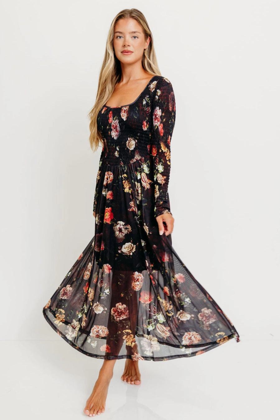 Effortless weekend dress Relaxed-fit gown Harriet Maxi Dress in Black