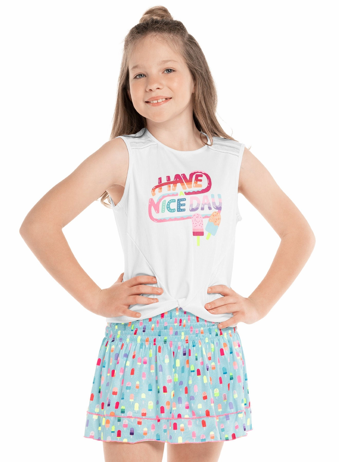 Have An Ice Day Tank Flexible Neckline
