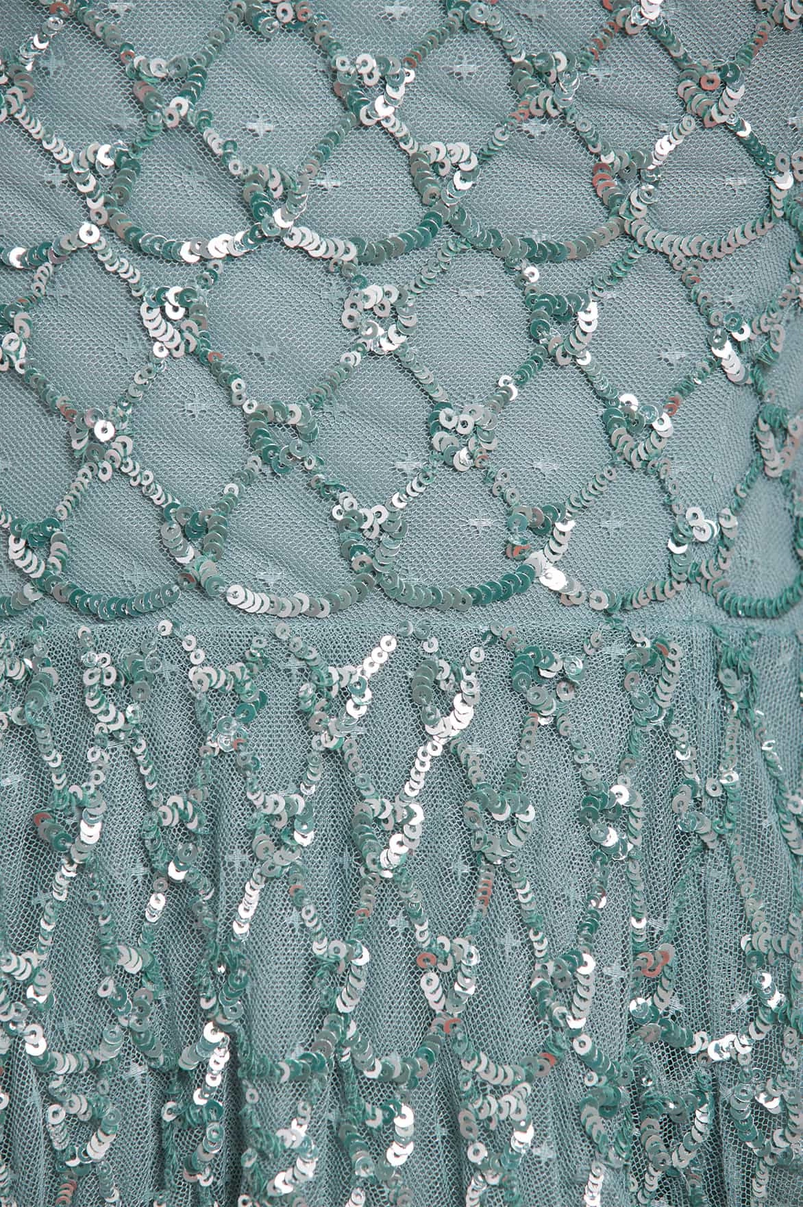 Flowing Layers Petite Chic Heart Lattice Micro Mini Dress