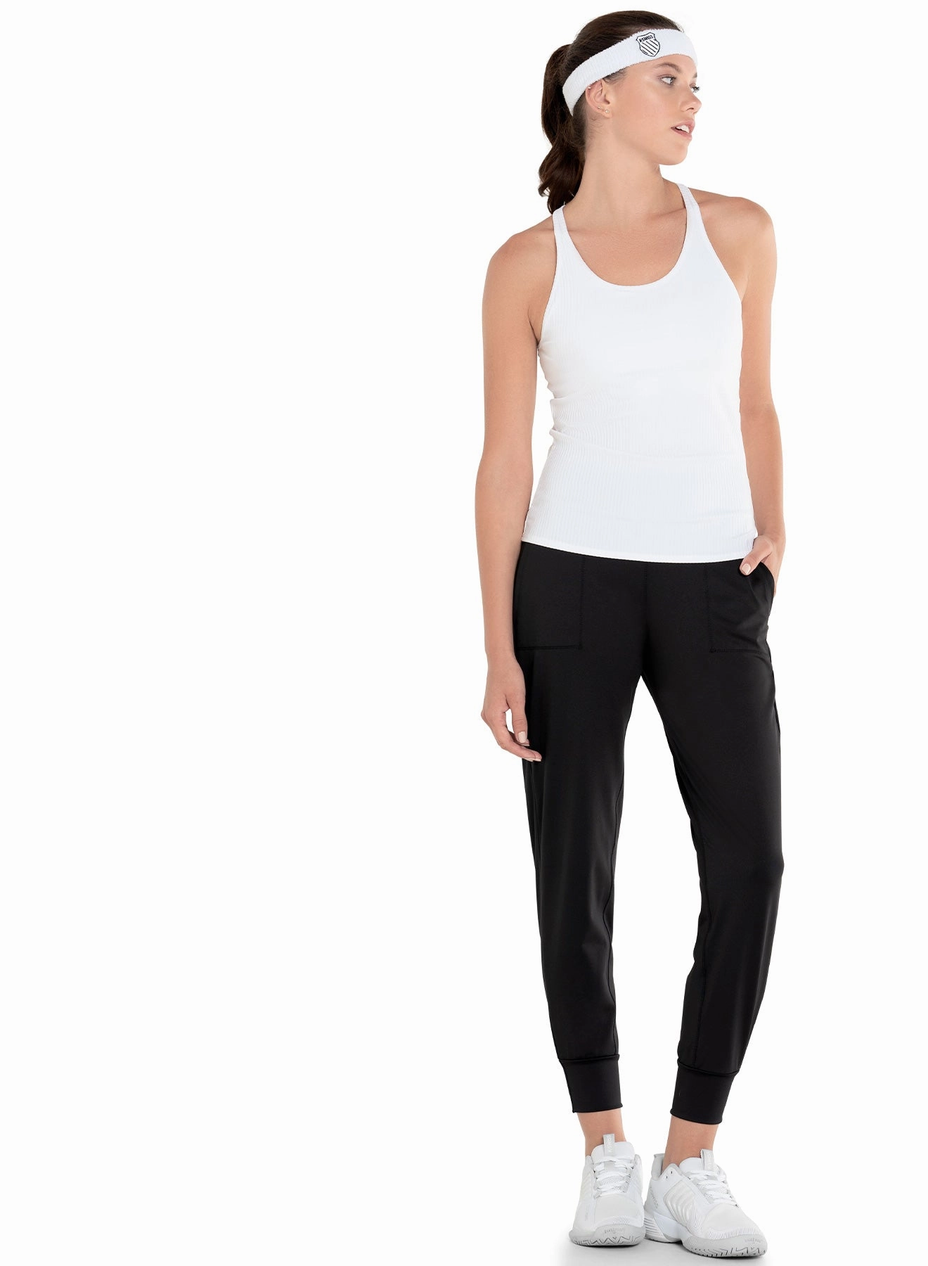 Rib Tank Contrast Stitching