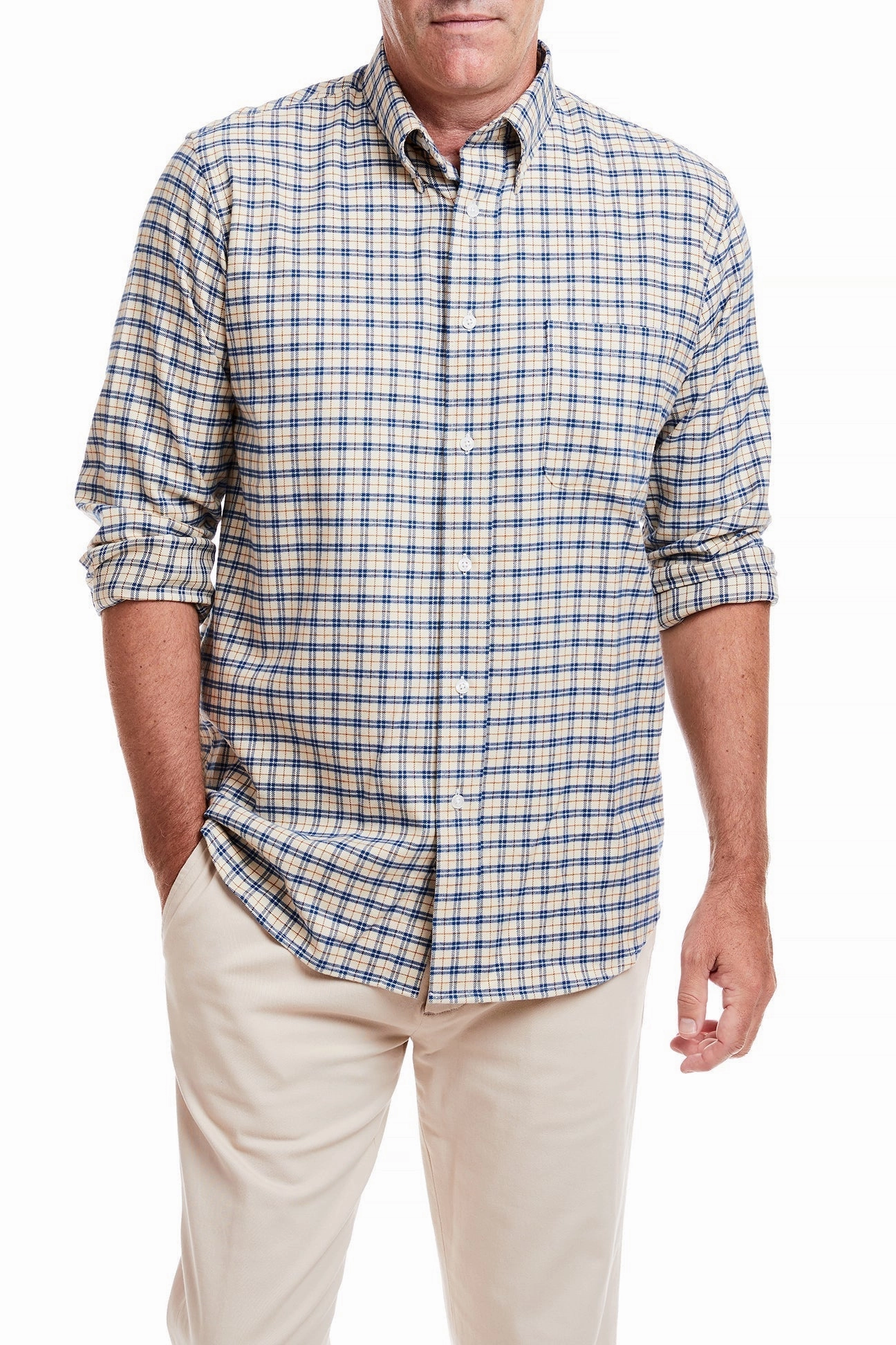Chase Shirt Nottingham Window Pane Versatile Layering Piece