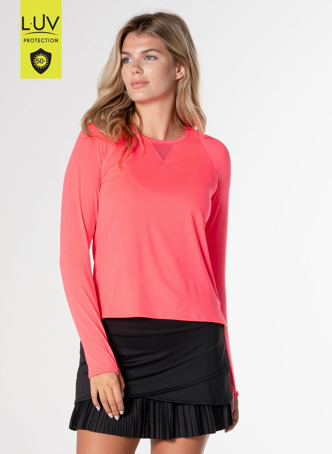 Flowy Tunic Long Sleeve Shirt High Low Breezy Long Sleeve