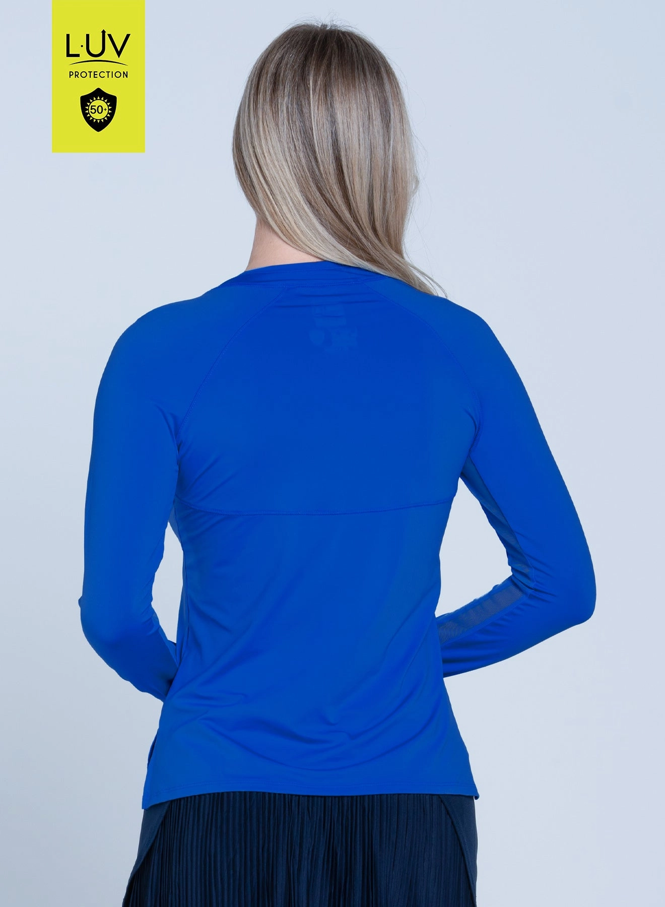 Loose Tee Textured Weave High Low Breezy Long Sleeve