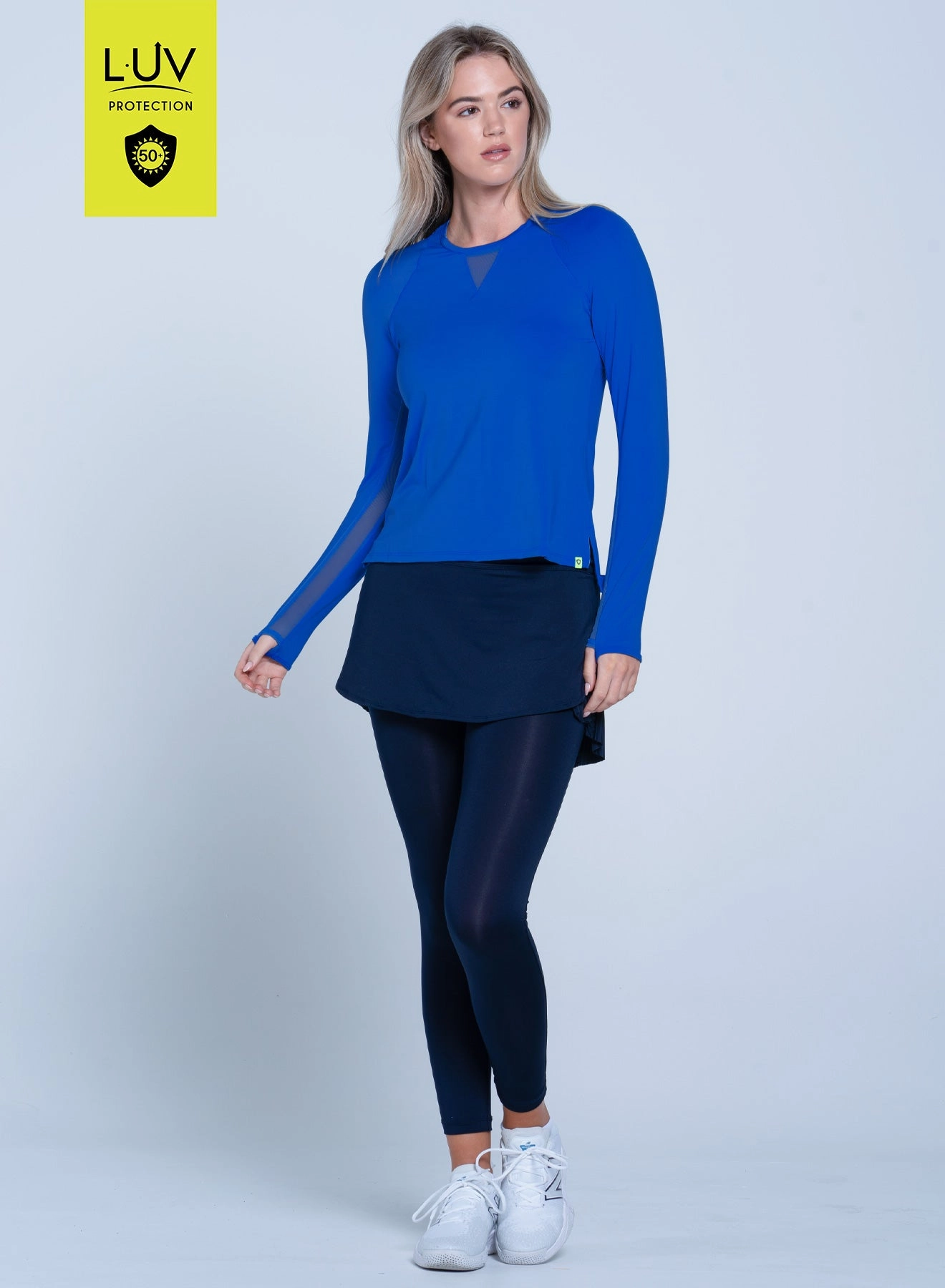 Ribbed Knit Fabric High Low Breezy Long Sleeve