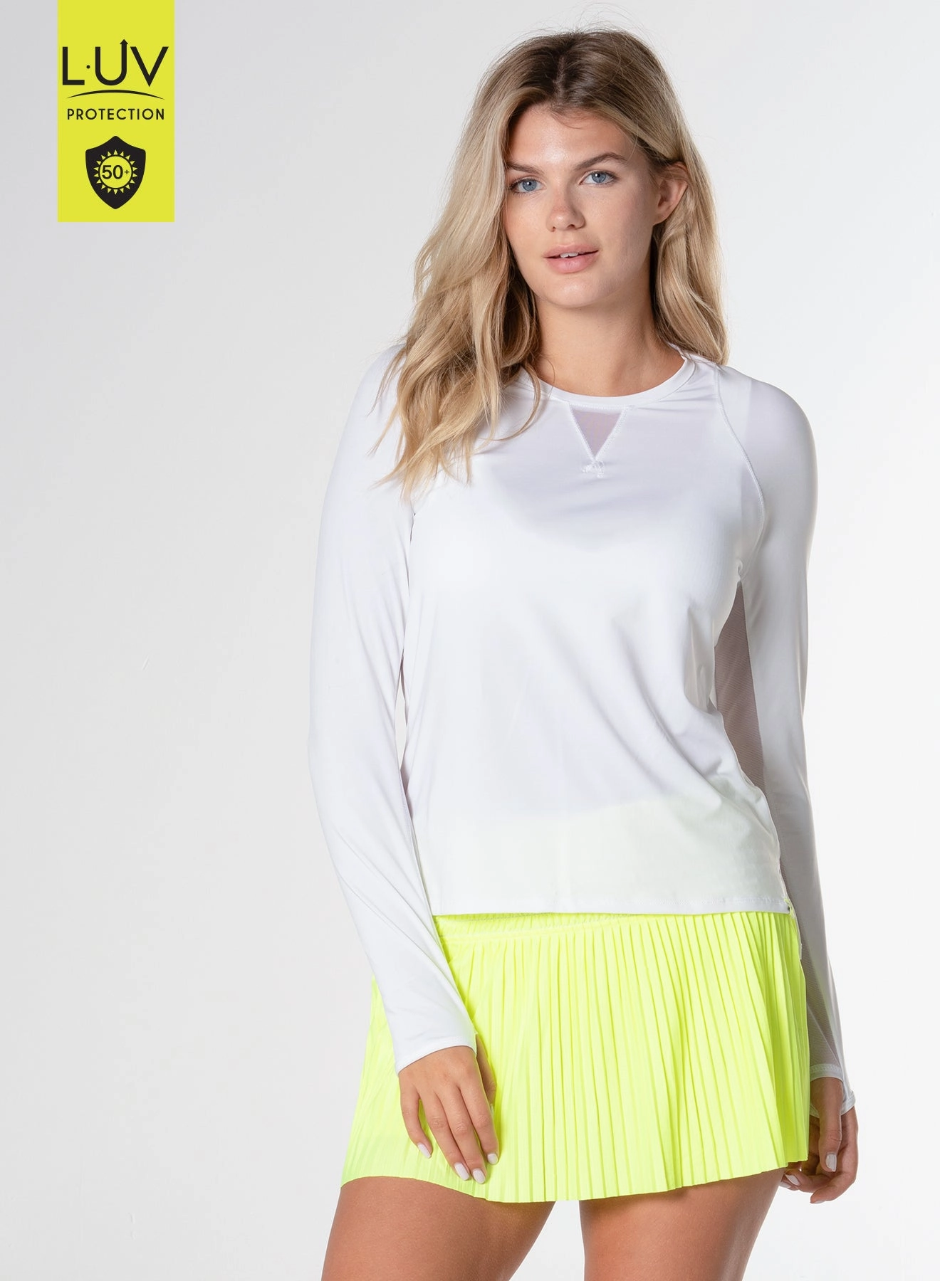 NonIrritatingStitching SelfFabric Binding High Low Breezy Long Sleeve