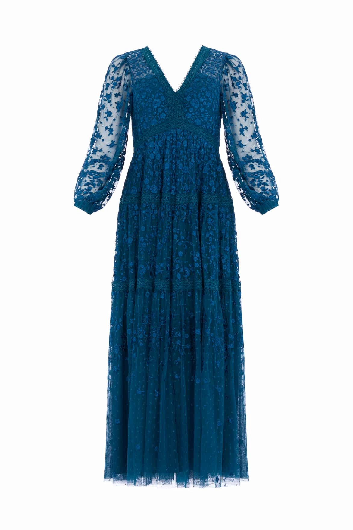 Celestia Ribbon Ankle Gown Work Style Natural Light