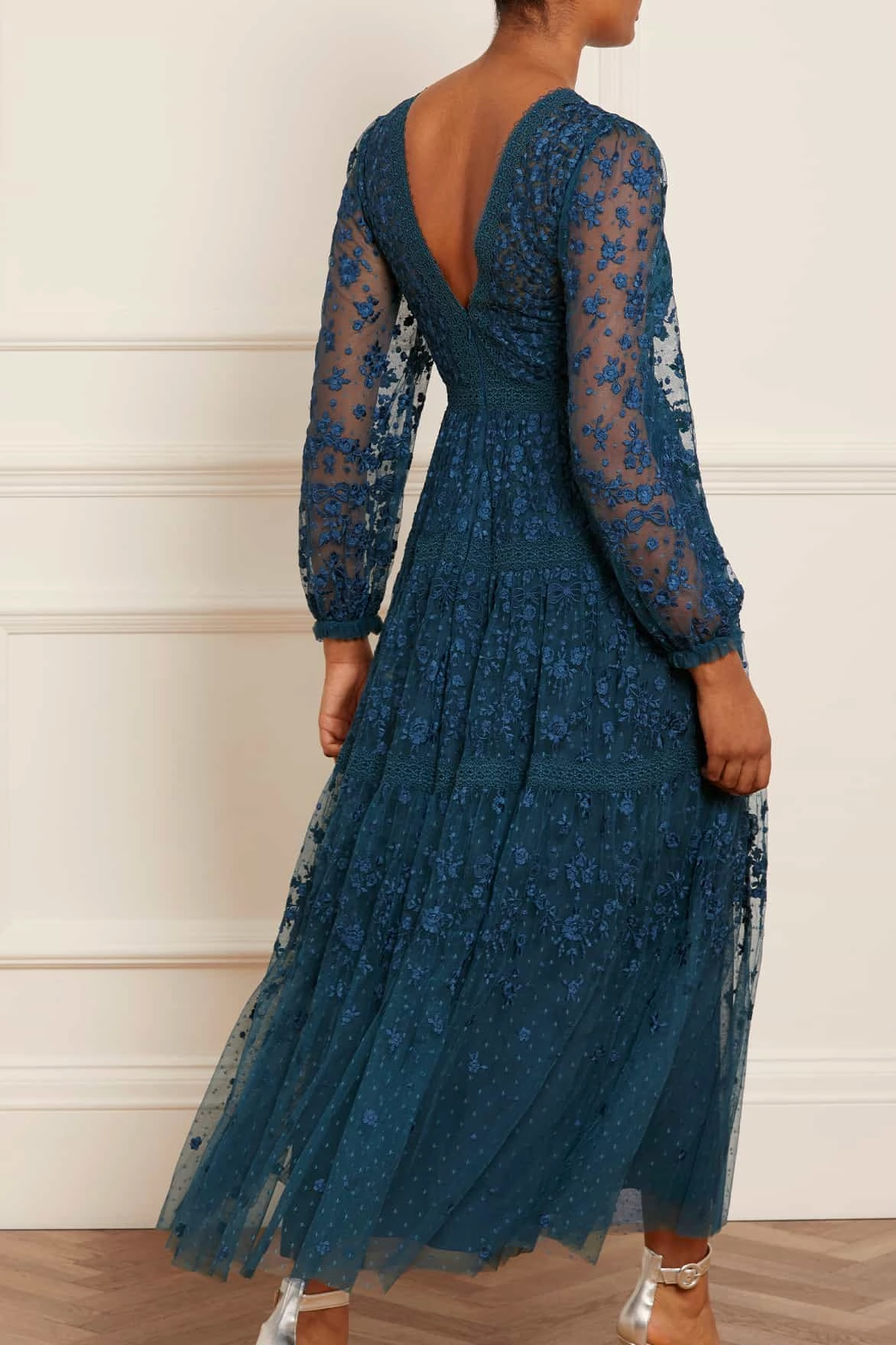 Celestia Ribbon Ankle Gown Photo Bright