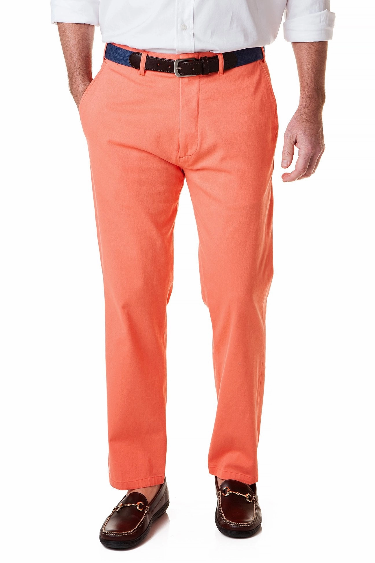 Low Bulk Material Heat Control Harbor Pant Stretch Twill Coral