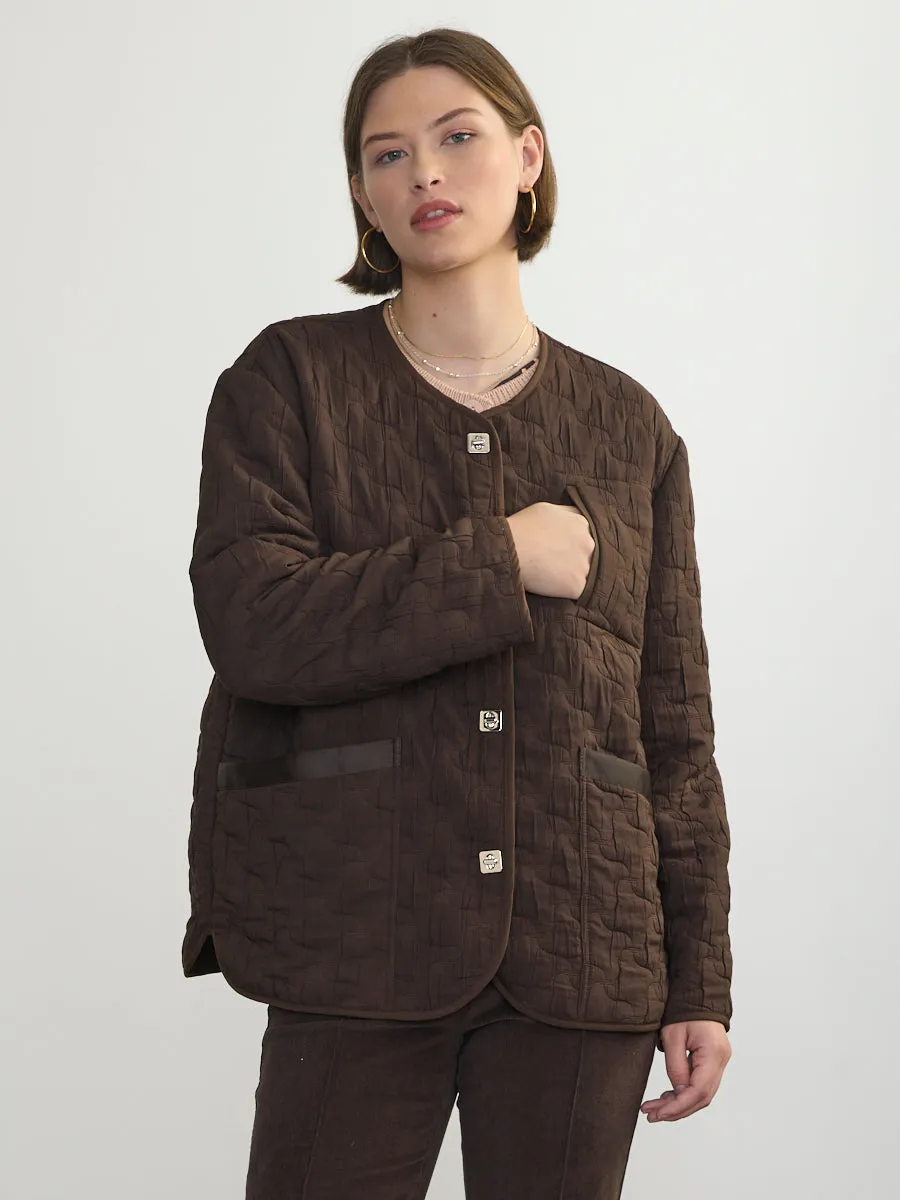 Durable Fiber Blend WaterResistant RHYS QUILTED JACKET