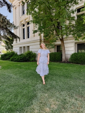 Matte-Lining Clean Tone Hilary Dress