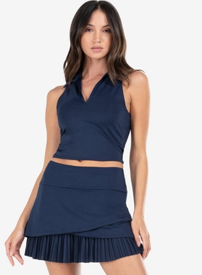 Hip Fit Polo Tank SoftKnit