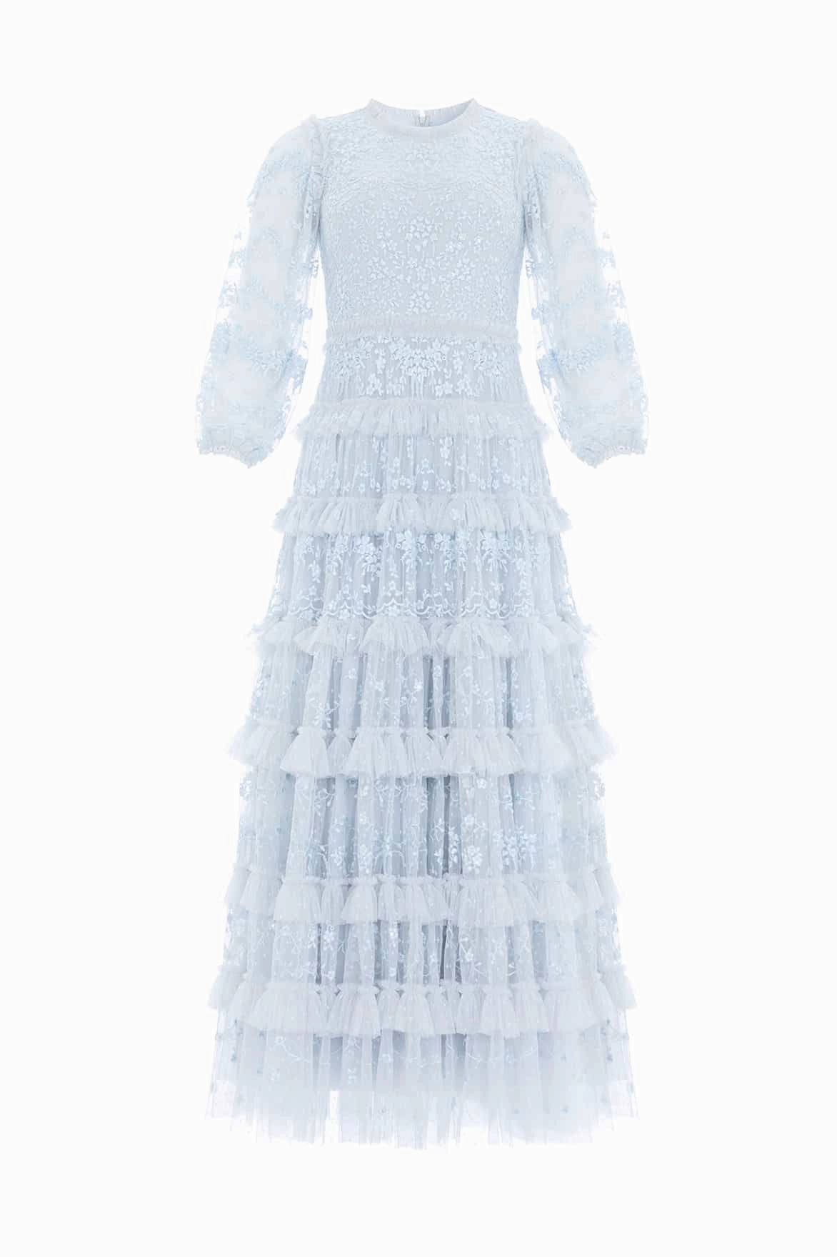 Blossom Lace Ankle Gown Bride Friend