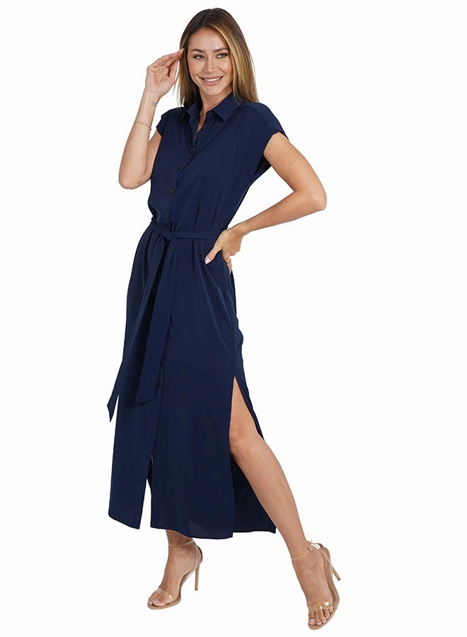 Luxe Look Soft color Maggie Dress Navy