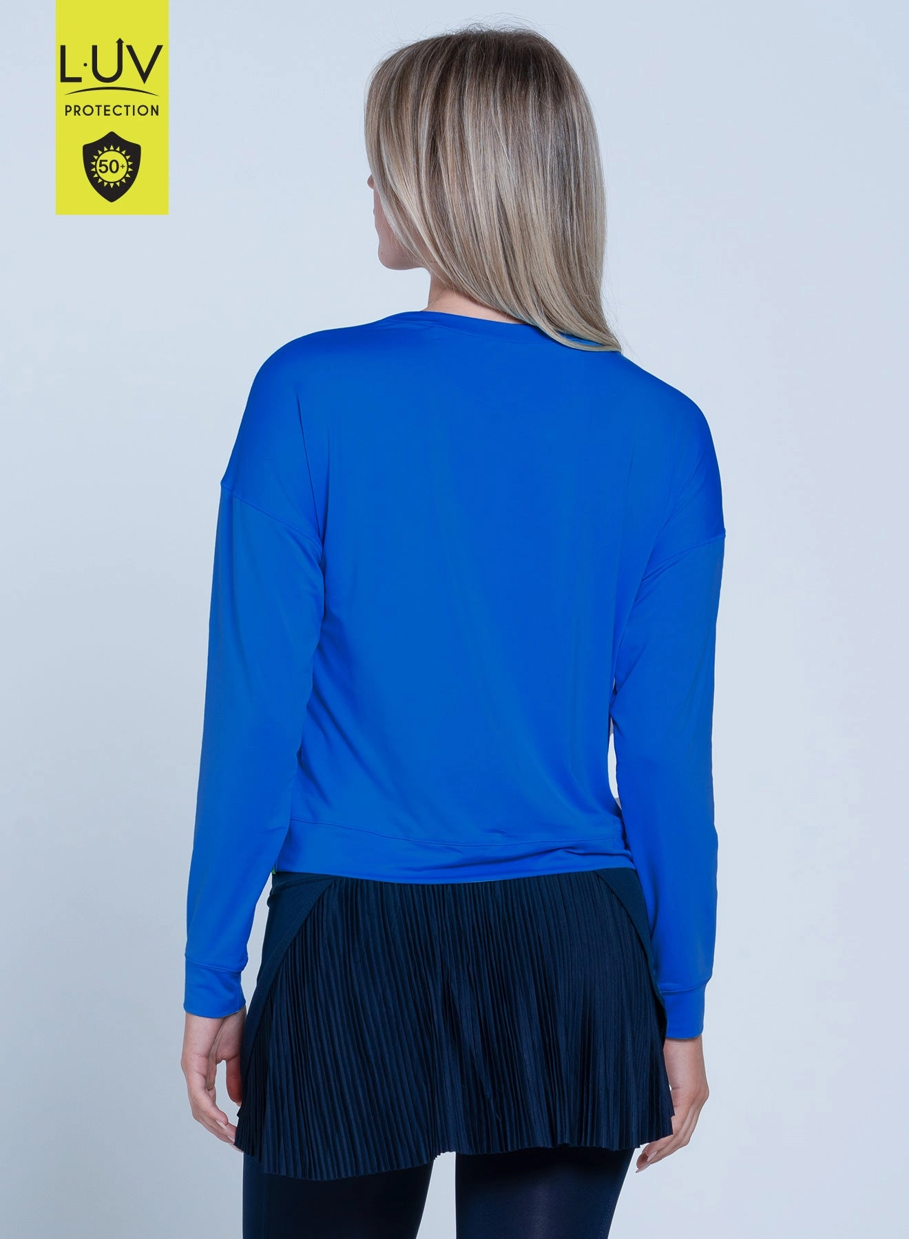 Hype Long Sleeve DoubleLayered Neckline