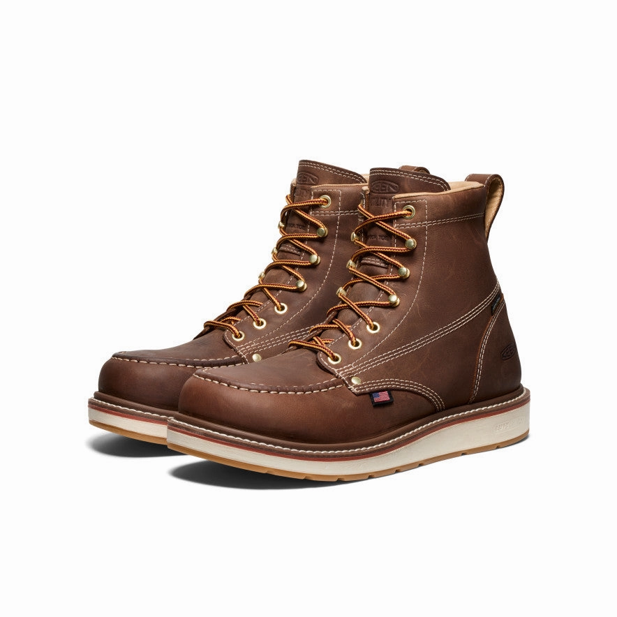 Men's Liberty 6" Waterproof Boot (Carbon Toe)  |  Chestnut/Gum Farm Life