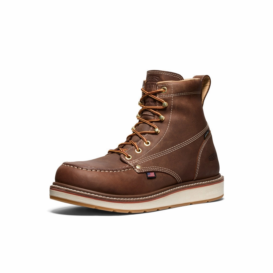 Silent Step Men's Liberty 6" Waterproof Boot (Carbon Toe)  |  Chestnut/Gum