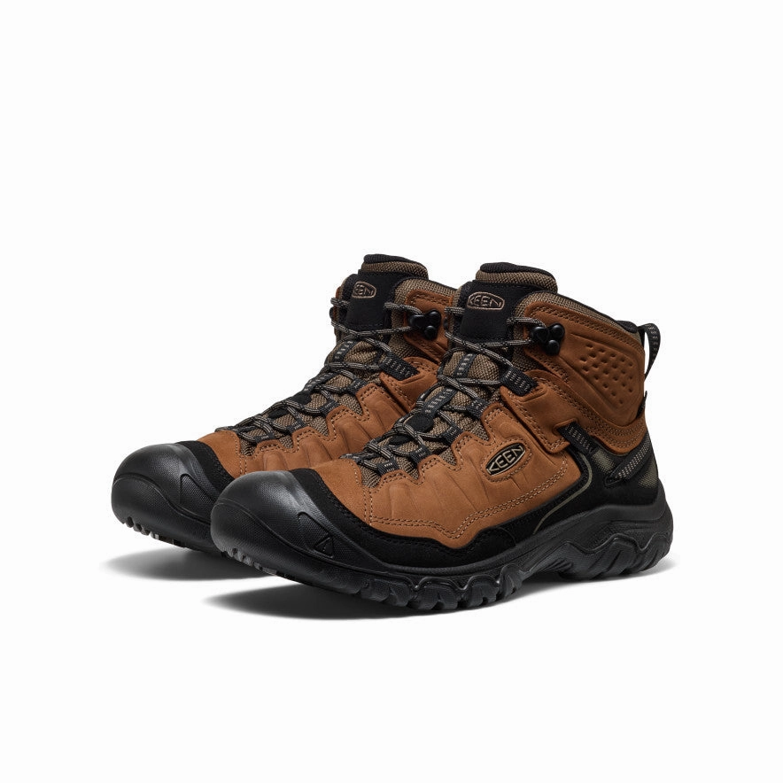 Rough Trail Men's Targhee IV Waterproof Hiking Boot  |  Bison/Black