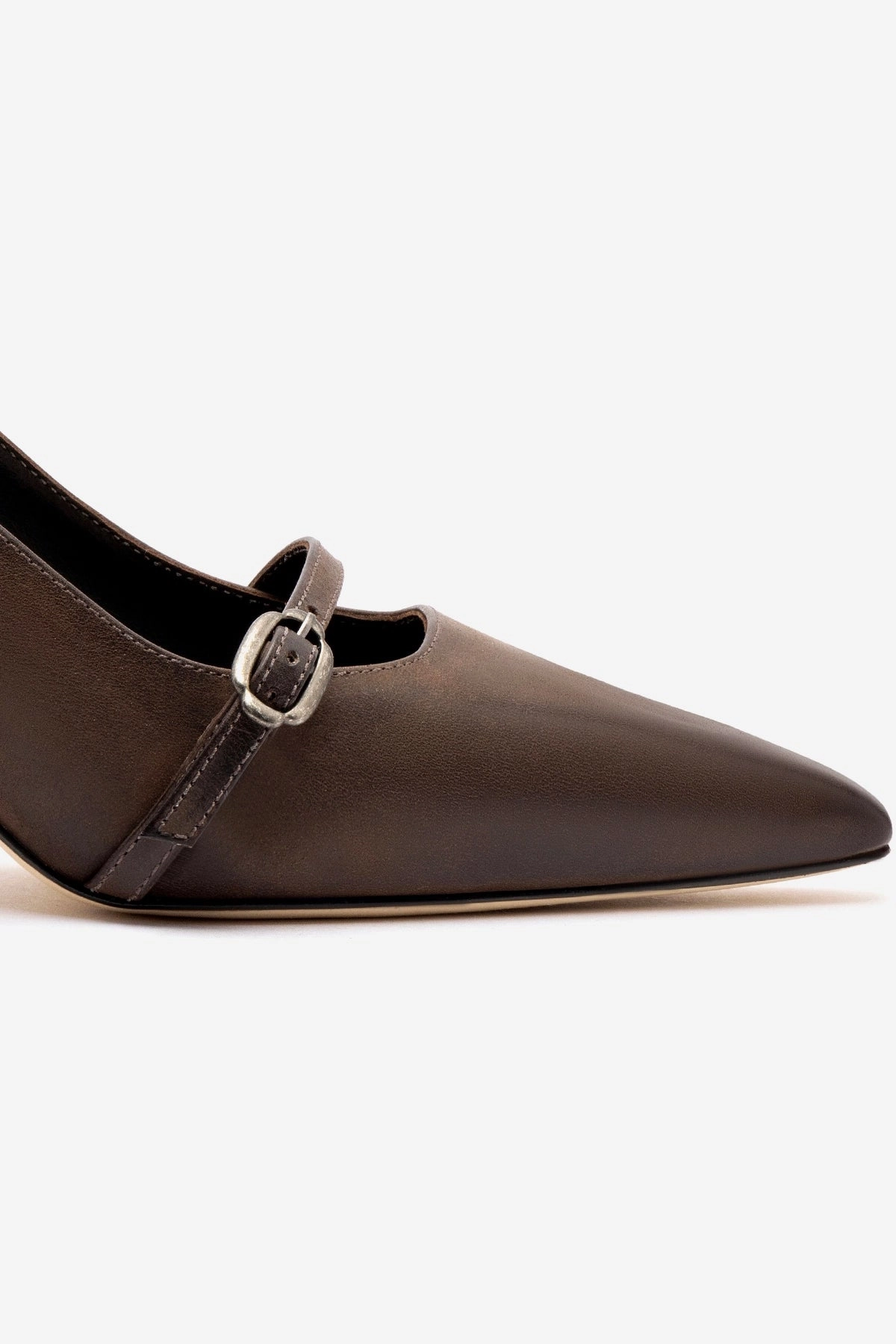 Quick Pack Star Walk Ines Pump In Brown Shadow Leather