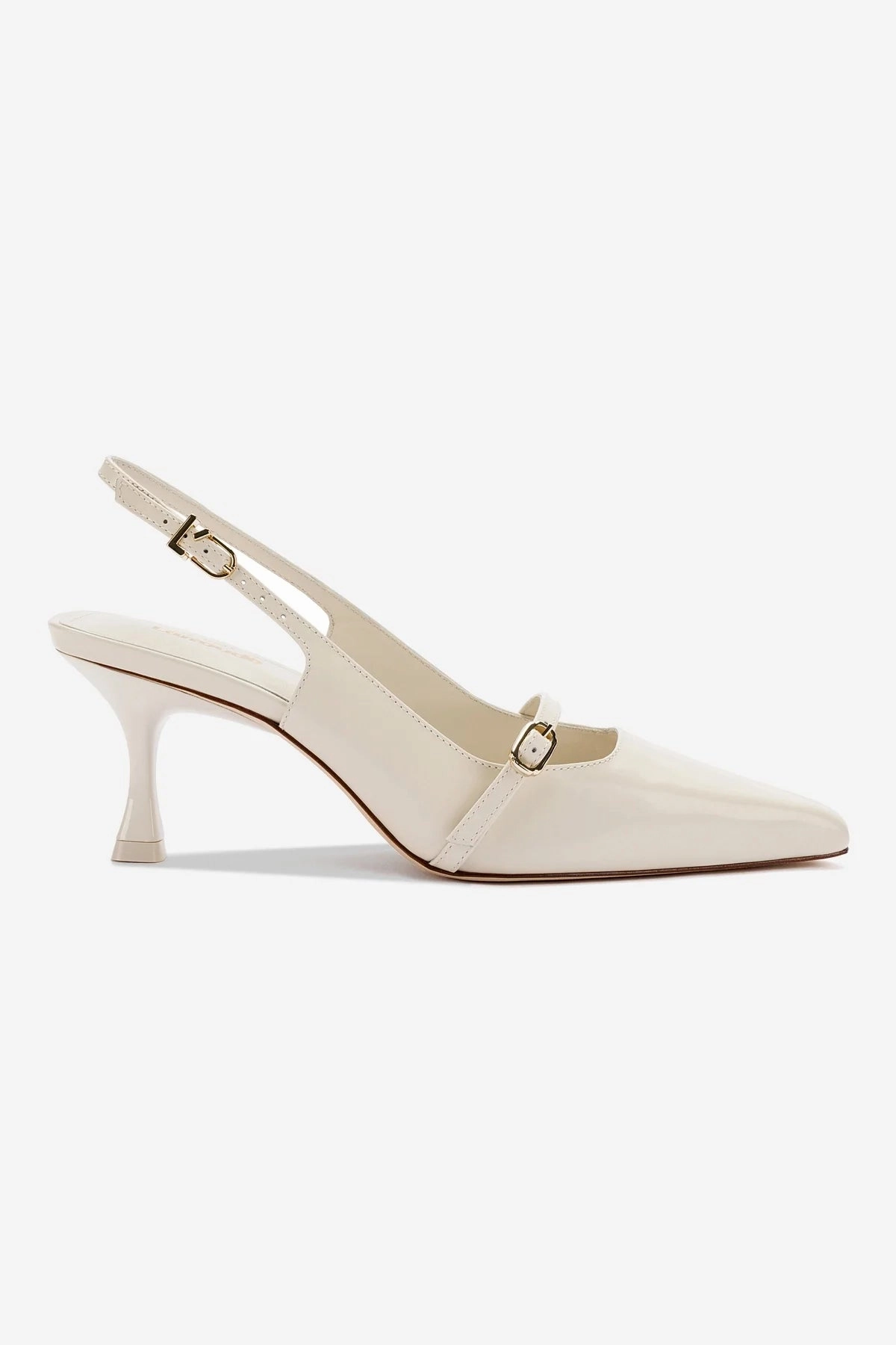 River Cross Workout Ines Pump In Ivory Leather