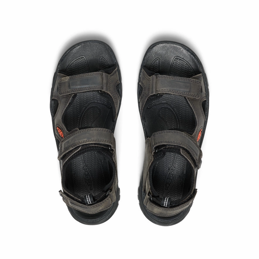 Eva Midsole Men's Targhee III Open Toe Sandal  |  Grey/Black