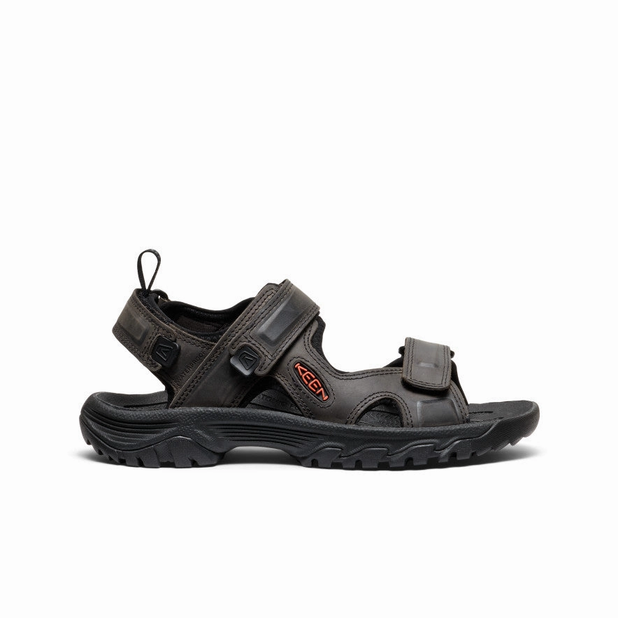 Men's Targhee III Open Toe Sandal  |  Grey/Black Seamless construction Fashion Flip-flops